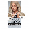Multi Cream Metallic Color Farba do włosów 29 Bardzo Jasno Śnieżny Blond - 1