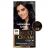 Multi Cream Color Farba do włosów 42 Hebanowa Czerń - 1