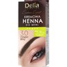 Delia Henna do brwi kremowa 3,0 Ciemny Brąz 15ml - 2